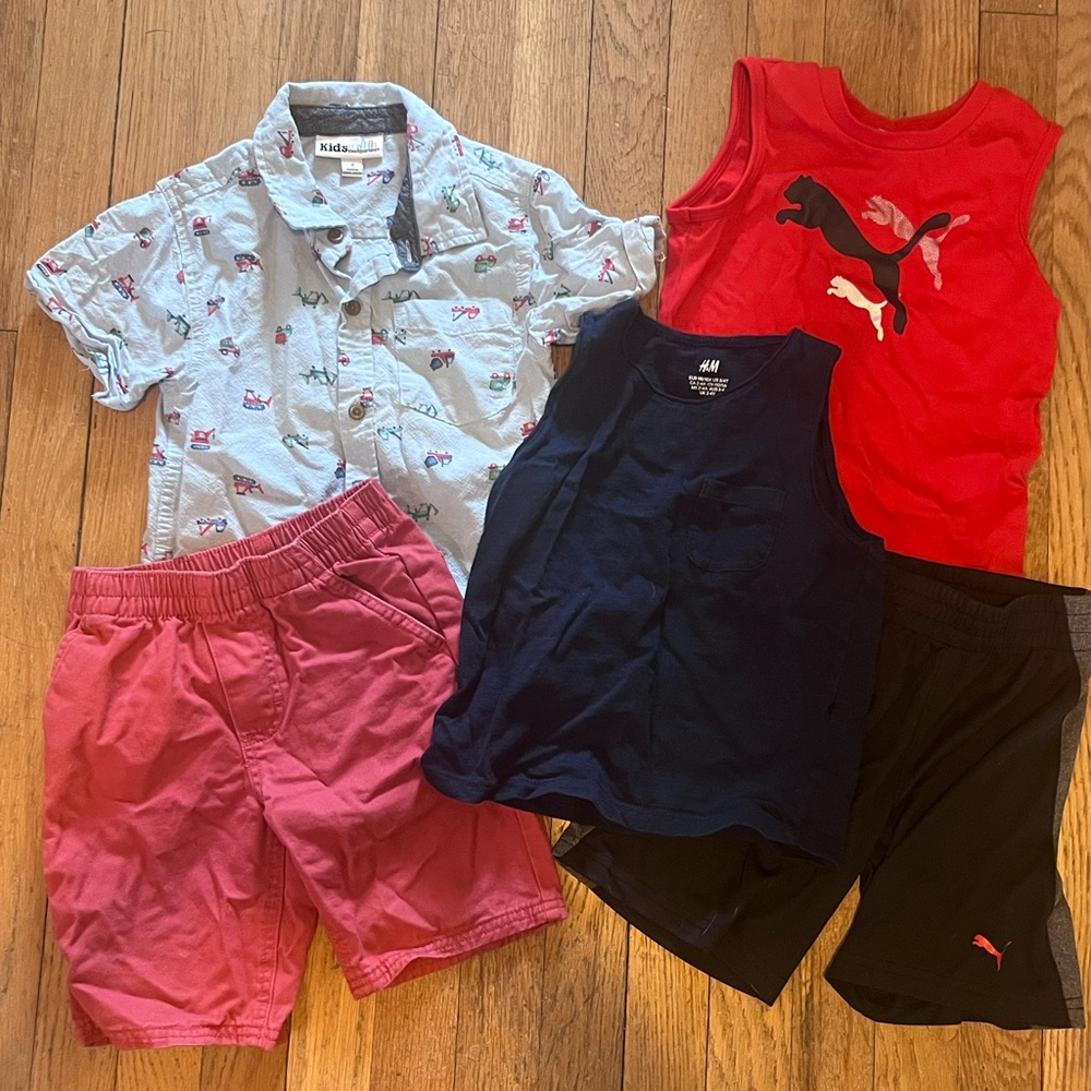 Boys Outfits Bundle 4  Kids Headquarters Puma Warm Weather Nice Casual Athletic